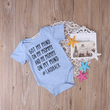 Newborn Baby boys girls letter Bodysuits onesie Infant Babies Boy Girl Cute Cotton Bodysuit one-pieces Outfits Kids Clothing
