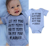 Newborn Baby boys girls letter Bodysuits onesie Infant Babies Boy Girl Cute Cotton Bodysuit one-pieces Outfits Kids Clothing