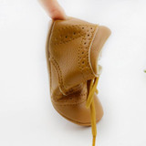 Newborn Baby Boys Girls First Walkers Shoes 3 Colors Toddler Infant Shoes Lace-Up Brand PU Leather New Arrive