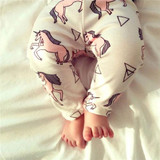 Newborn Baby Boys Girls Bottoms Long Pants Casual Leggings Harem Pants Trousers Toddler Infant Girl Boy Print Daily Pant Soft