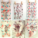 Newborn Baby Boys Girls Bottoms Long Pants Casual Leggings Harem Pants Trousers Toddler Infant Girl Boy Print Daily Pant Soft