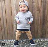 Newborn Baby Boys Clothes Long Sleeve Sweatshirt Top + Pant 2pcs Outfit Toddler Kids Clothing Set