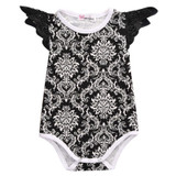 Newborn Baby Boys Baby Girls Clothes Floral Romper Jumpsuit Playsuit Outfits Casual O-Neck