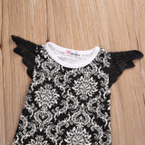 Newborn Baby Boys Baby Girls Clothes Floral Romper Jumpsuit Playsuit Outfits Casual O-Neck