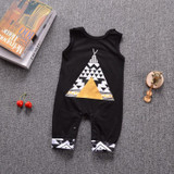 Newborn Baby Boy Romper Summer Sleevess Baby Rompers Baby Girl Jumpsuit Costumes Infantil Clothing
