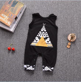 Newborn Baby Boy Romper Summer Sleevess Baby Rompers Baby Girl Jumpsuit Costumes Infantil Clothing