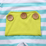 Newborn Baby Boy Girl Clothes Long Sleeve Striped Hooded Romper Jumpsuit Outfits Playsuit