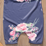 Newborn Baby Boy Girl Clothes Children Summer Sleeveless Floral Romper Tassel Jumpsuit Outfit Casual Sunsuit