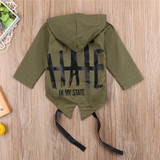 Newborn Baby Boy Autumn Clothes Baby Boy Kids Hooded Jacket Hoodies Coats Outwear Age 0-24M