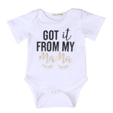 Newborn Baby Bodysuit Cotton Short Sleeve Bodysuit Infant Boy Girl Jumpsuit Kids Clothes Outfit