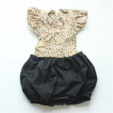 newborn baby boutique vintage floral romper jumpsuit Girl Bloomer Ruffle Romper  Kids clothes matched headband