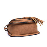 RoyaDong 2017 Shoulder Bags Small Crossbody Bag For Women Handbags PU Leather Rivet Tassel Women Messenger Bag With Weave