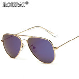 ROUPAI Brand 2017 New Fashion Kids Polarized Sunglasses Boys Girls Kids Baby Child Cool Aviator Sun Glasses Infant oculos