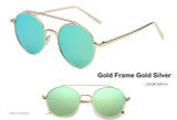 Round Sunglasses Men luxury Brand Metal Frame Vintage Fashion Designer Sun glasses Women lunette de soleil homme 2017 shades