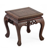 Rosewood bonsai Buddha ornaments flowerpot base wooden seat flower wood stool shelf Fang Dengzi Tiger Tank