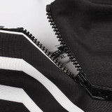 Rosetic Gothic Dress Black Patchwork Striped Pentagram Hollow Women Summer Dress Goth Fashion Sexy Preppy A-Line Gothics Dresses