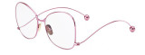 Rose Pink Mirror Round Sunglasses 2016 Brand Designer Women Sunglasses Fashion Contort Leg Sun Glasses Oversize Oculos R155