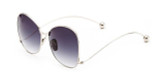 Rose Pink Mirror Round Sunglasses 2016 Brand Designer Women Sunglasses Fashion Contort Leg Sun Glasses Oversize Oculos R155