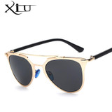 Rose Gold Mirror Sunglasses Steampunk Goggles Fashion Sunglasses Womens Brand Designer Sunglasses Gafas De Sol UV400