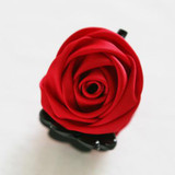 Rose Flowers Black Plastic Teeth Hair Claw Clips Exquisite Elegant Headwear For Women Girl Hair Accessories