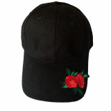 Rose Decoration Women's Baseball Caps Hats For Women Females Snapback Cap Outdoor * Bone Caps Hip Hop Hat casquette de baseball