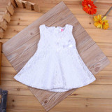 Rorychen Brand Baby Dresses Girls Princess Dress Flower Toddler Infant Newborn Baby Girls Party Wedding Dress Baby Lace Dress