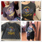 ROMWE Freedom Graphic Print Crop Top CHARCOAL Tee 2018 Grey Rock Women Summer Tops Fashion Short Sleeve Stretchy Casual T-shirt