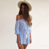 rompers womens jumpsuit summer elegant Jumpsuits Off Shoulder Clubwear Playsuit Party Jumpsuit Romper Short Trousers C0