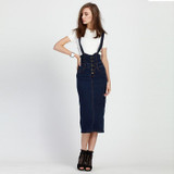 Rompers Womens Jumpsuit 2017 New Fashionable Denim Playsuits Skinny Sexy Overalls Women With Strap Elegant Jumpsuit