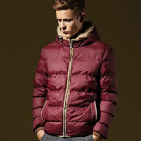 KALEB OHigh quality brand men's winter jacket coat thickening cotton-padded clothes fashion warm jacketwith hood fashion for men