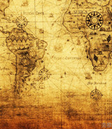 KAKUDER Top Grand Retro Cloth Poster Globe Old World Nautical Map Poster Map Wall Sticker Art Posters Vintage Retro Paper