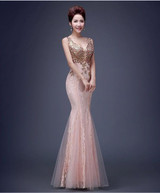 JSJ130J#Bridal Wedding party toast gown new spring summer 2017 fishtail dress wine long Lace bridesmaid dresses cheap wholesale