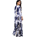 JRRY Fashion Three Pieces Print Women Jumpsuit Long Sleeve Cape Coat Strapless Top Long Pants Ladies Romper