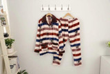 JRMISSLI Men Pajamas Winter Autumn male thick flannel sleepwear set long-sleeve plus size casual lounge