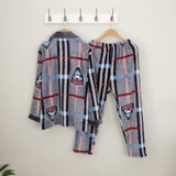 JRMISSLI Men Pajamas Winter Autumn male thick flannel sleepwear set long-sleeve plus size casual lounge