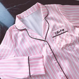 JRMISSLI brand women's 7 pieces Pink pajamas sets satin silk lingerie homewear sleepwear pyjamas set pijamas for woman