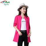 JQNZHNL2017 Spring Women Cardigans Plus Size Long Sleeved Knitting Cardigans Ladies Solid Color Pockets Sweater Coat OutwearE159