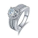 JQUEEN wedding rings 3.45ct cubic zirconia stone 925 Sterling Silver Rings for Women engagement ring Aneis Delicado with box JQUEEN wedding rings 3.45ct cubic zirconia stone 925 Sterling Silver Rings for Women engagement ring Aneis Delicado with box
