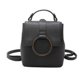 JOYPESSIE women leather backpack zipper big shoulder bag simple school bags for girls multifunction new female backpack