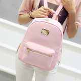 Joypessie 2016 Fashion Female PU women backpack casual preppy leather Black Backpacks Female Girls school Bags Ladies Backpack