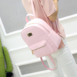 Joypessie 2016 Fashion Female PU women backpack casual preppy leather Black Backpacks Female Girls school Bags Ladies Backpack