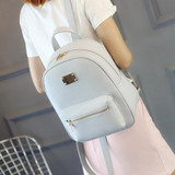 Joypessie 2016 Fashion Female PU women backpack casual preppy leather Black Backpacks Female Girls school Bags Ladies Backpack