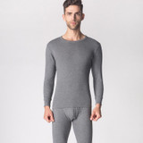 JOYOUS LUCKY Men's Cotton Thin Section Thermal Underwear Men Long Johns Cotton Suit Round Neck Youth Underwear Sets Foundation