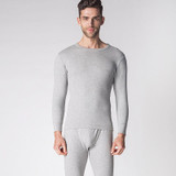JOYOUS LUCKY Men's Cotton Thin Section Thermal Underwear Men Long Johns Cotton Suit Round Neck Youth Underwear Sets Foundation