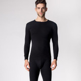 JOYOUS LUCKY Men's Cotton Thin Section Thermal Underwear Men Long Johns Cotton Suit Round Neck Youth Underwear Sets Foundation