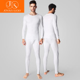 JOYOUS LUCKY Men's Cotton Thin Section Thermal Underwear Long Johns Sweaters Suit Round Neck Youth Underwear Sets Foundation