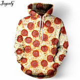 Joyonly Women Men 3D Hoodies It's Beer Time Pizza Hamburger Nutella Food Noddle Banana Printing Sweatshirt Hooded Brand Clothing