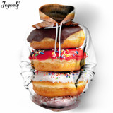 Joyonly Women Men 3D Hoodies It's Beer Time Pizza Hamburger Nutella Food Noddle Banana Printing Sweatshirt Hooded Brand Clothing