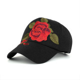 JOYMAY Spring New Fashion Women Baseball cap with Flower Embroidery Adjustable Leisure Casual Snapback HAT B444
