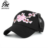 JOYMAY Spring New Fashion Women Baseball cap with Flower Embroidery Adjustable Leisure Casual Snapback HAT B443